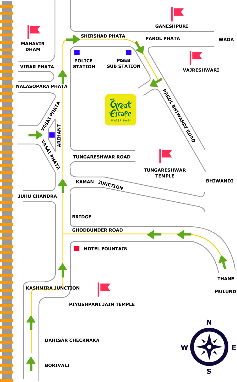 route map