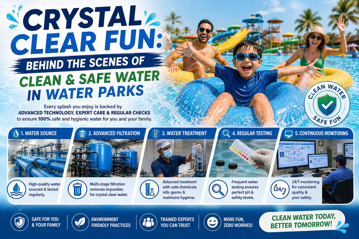 Crystal Clear Fun: Behind the Scenes of Clean & Safe Water in Water Parks