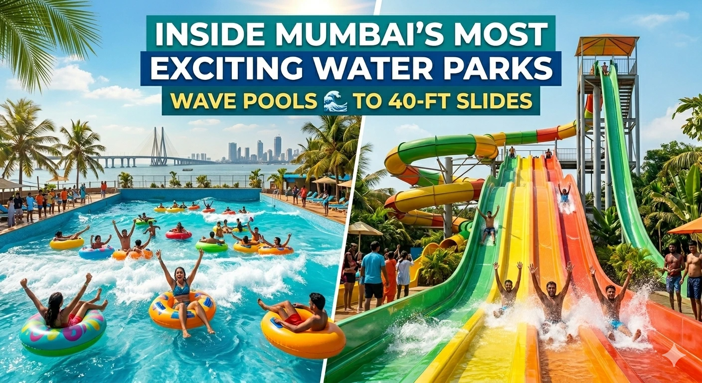 From Wave Pools to 40-Ft Slides: Inside Mumbai’s Most Exciting Water Parks